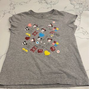 ✨Disney saying t shirt girls gray